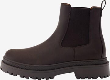 Pull&Bear Chelsea boots in Bruin: voorkant