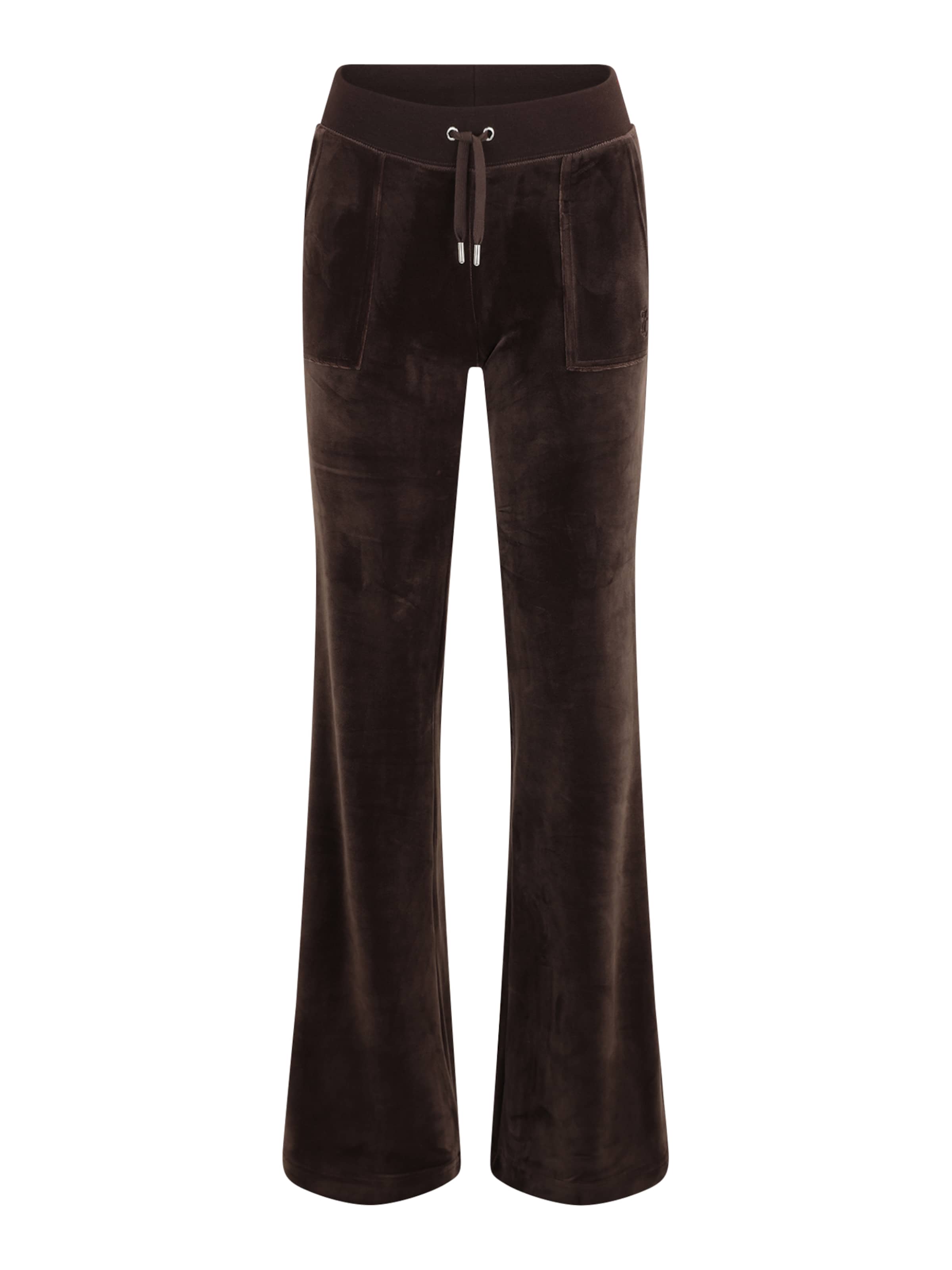 Juicy Couture Tall Расклешенный Штаны 'LAYLA' в Коричневый: спереди