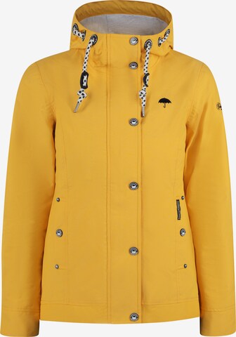 Schmuddelwedda Between-season jacket 'Halee' in Yellow: front