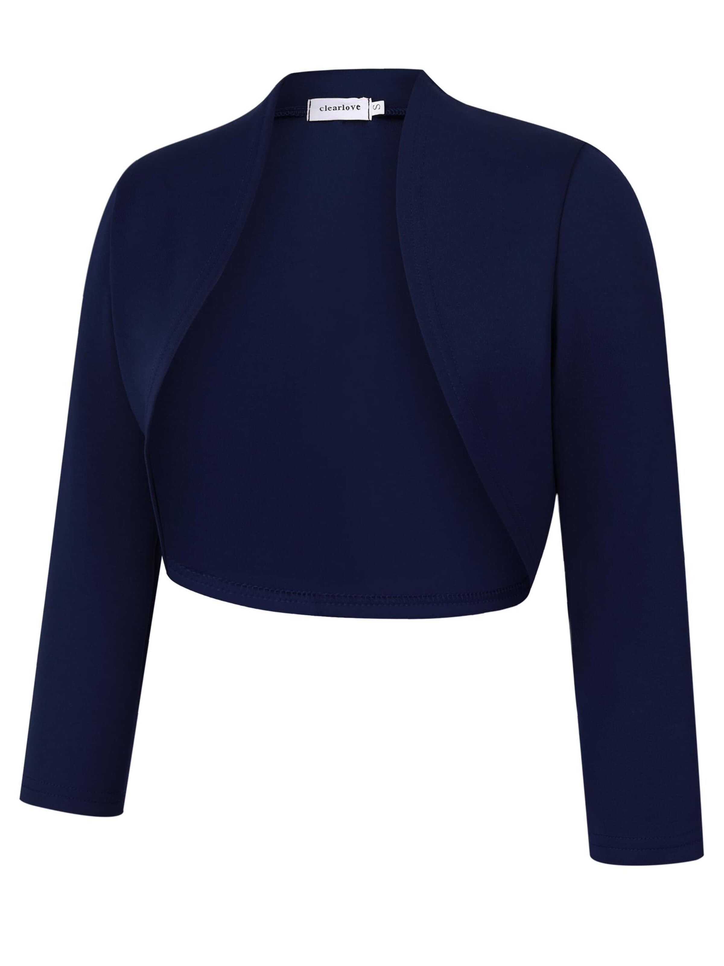 Yesfashion Bolerko w kolorze niebieski