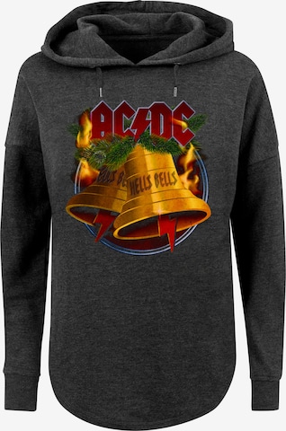 F4NT4STIC Sweatshirt 'ACDC' in Grijs: voorkant