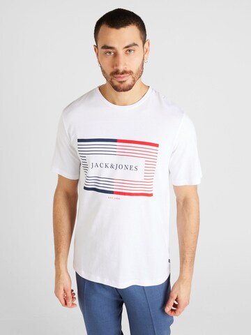 JACK & JONES - Camiseta 'CYRUS' en blanco: frente