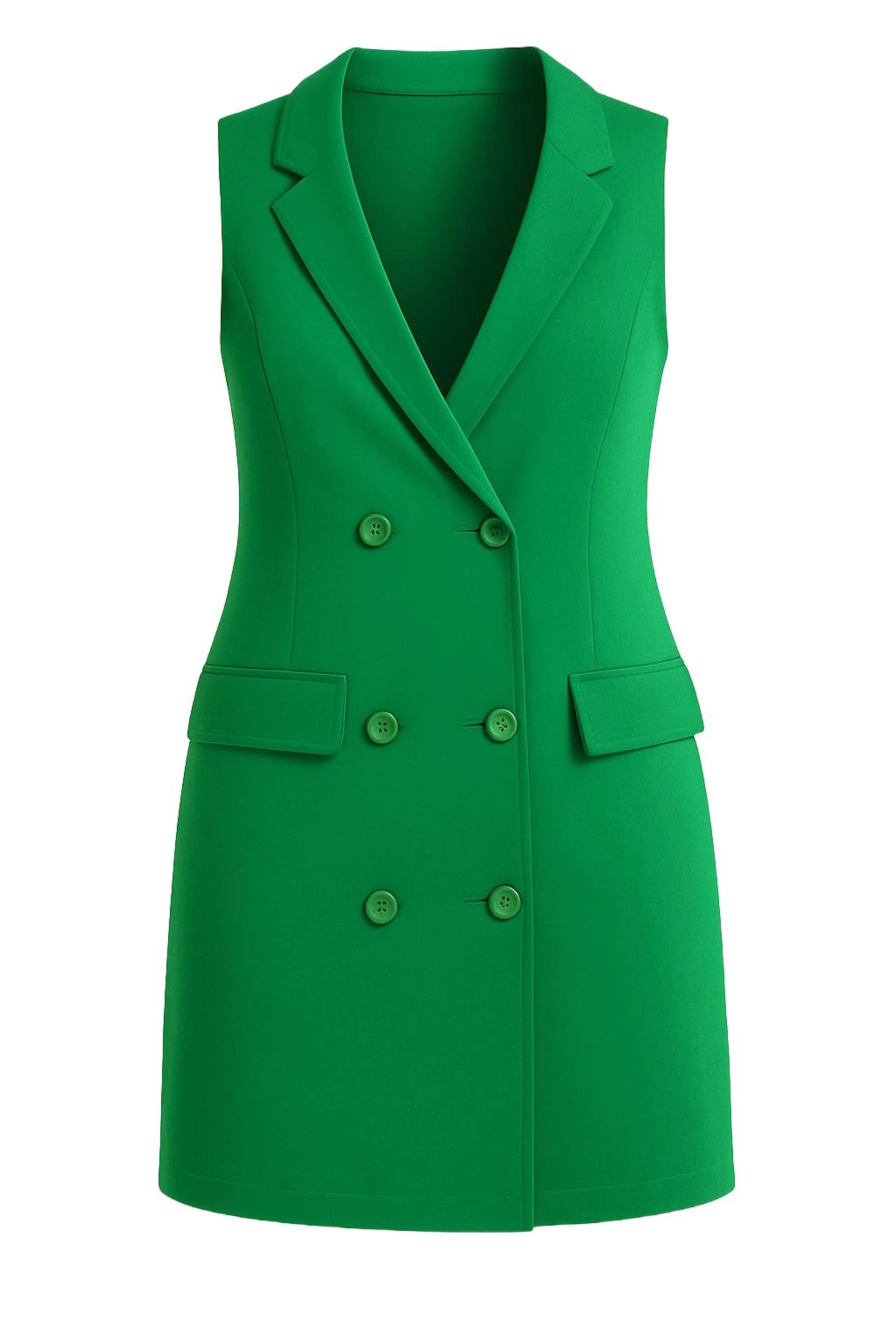 Stil Diva Strickjacke in Grün: Vorderseite