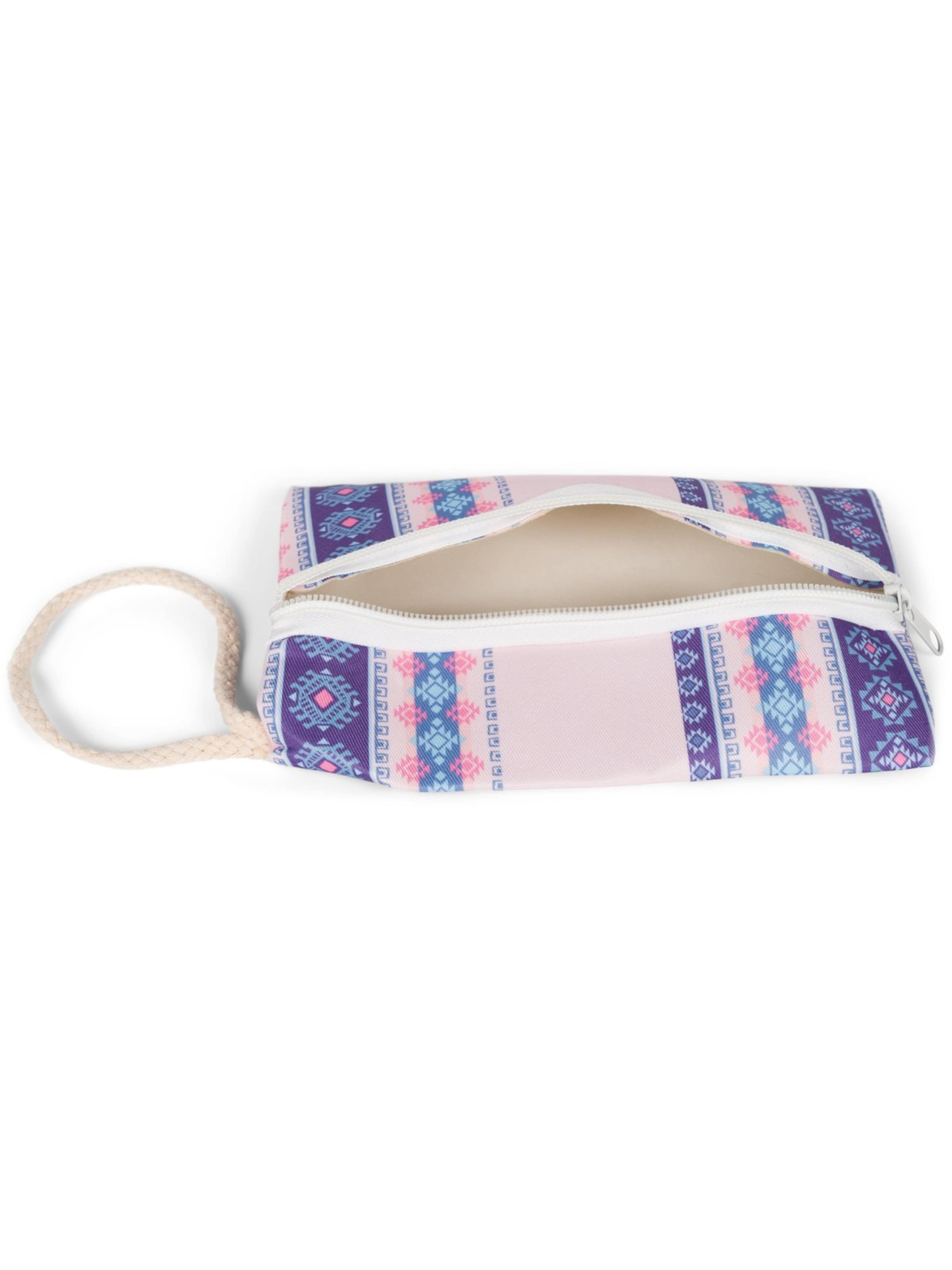 styleBREAKER Strandtasche 'Strandtasche Azteken Muster - Boho'‌‌‌ in Pink