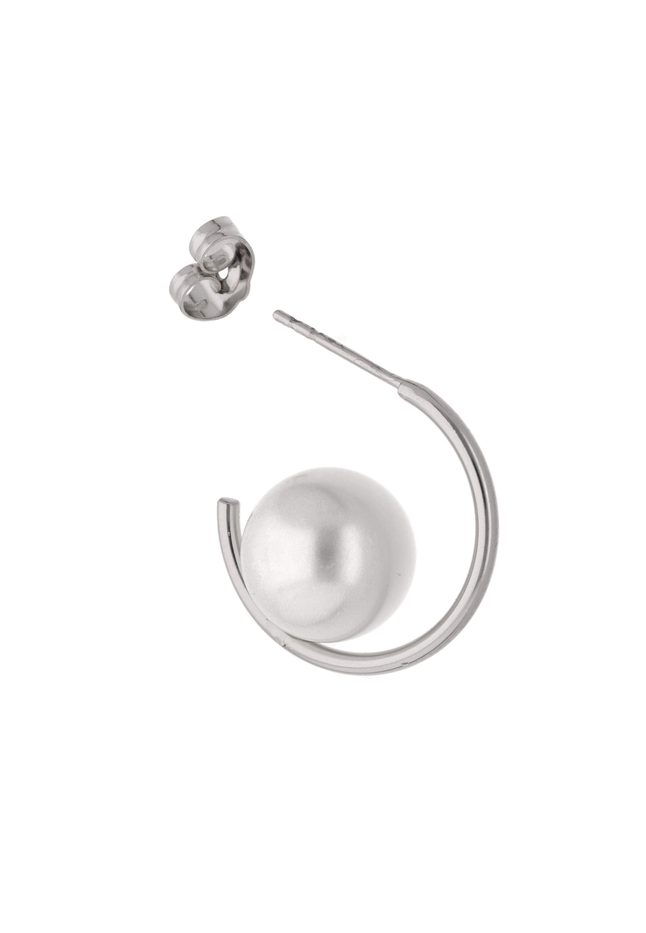 Boucles d'oreilles usha WHITE LABEL en argent