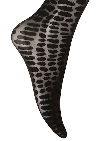 Wolford Strumpfhosen 'Croco' in Schwarz