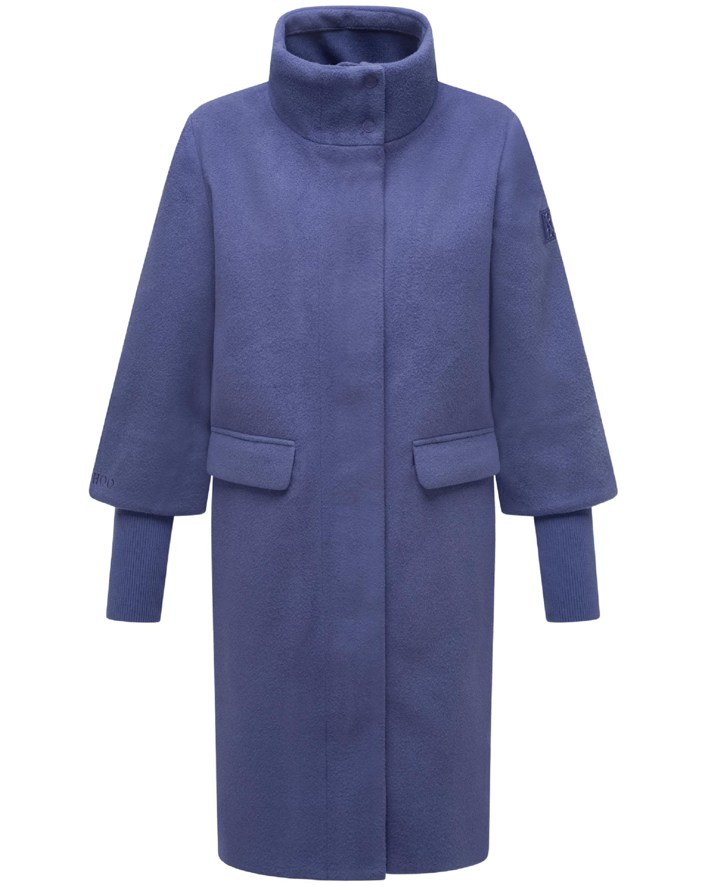 NAVAHOO Ανοιξιάτικο και φθινοπωρινό παλτό 'Polarblüte 14' σε μπλε: μπροστά