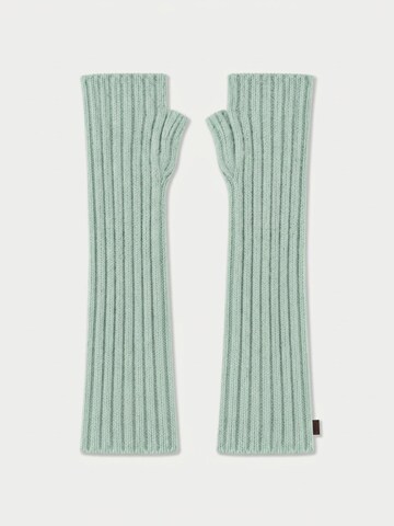 žalia GOBI Cashmere Trumpos pirštinės be pirštų galų