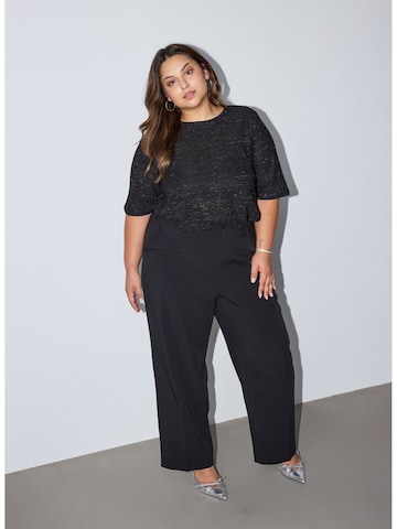 Camicia da donna di Zizzi in nero: frontale