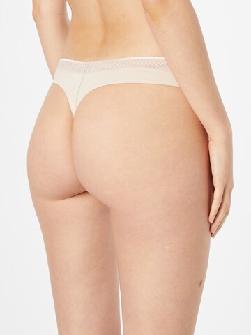 Calvin Klein Underwear Stringit värissä beige