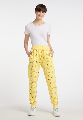 Effilé Pantalon MYMO en jaune