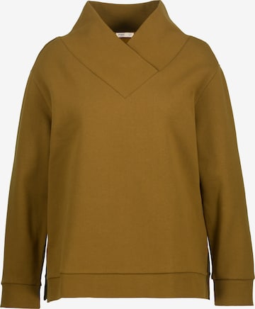 Ulla Popken Pullover  (GOTS) in Braun: predná strana