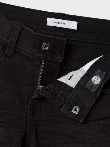 NAME IT Slimfit Jeans 'Silas' in Schwarz