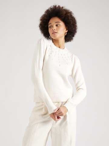 ONLY Sweater 'BRIANNA' in Beige: front