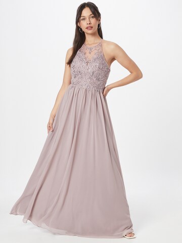 Laona Evening Dress in Purple: front