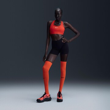 NIKE Bralette Sports bra 'Swoosh' in Red