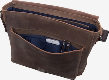 LEONHARD HEYDEN Laptop Bag in Brown