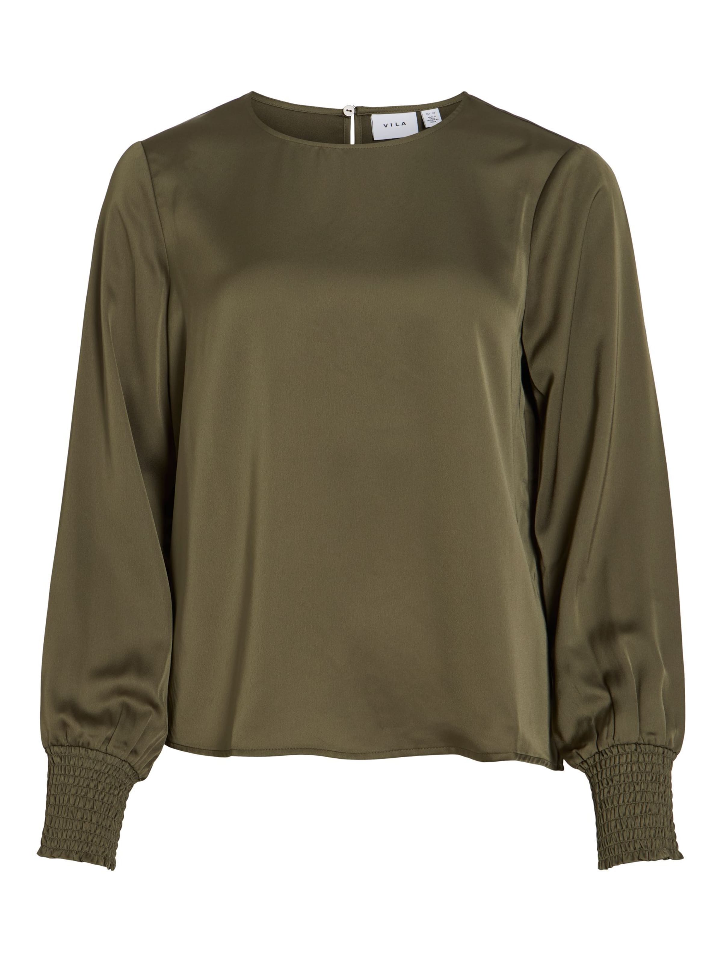 VILA Blouse 'Viellette' in Green: front