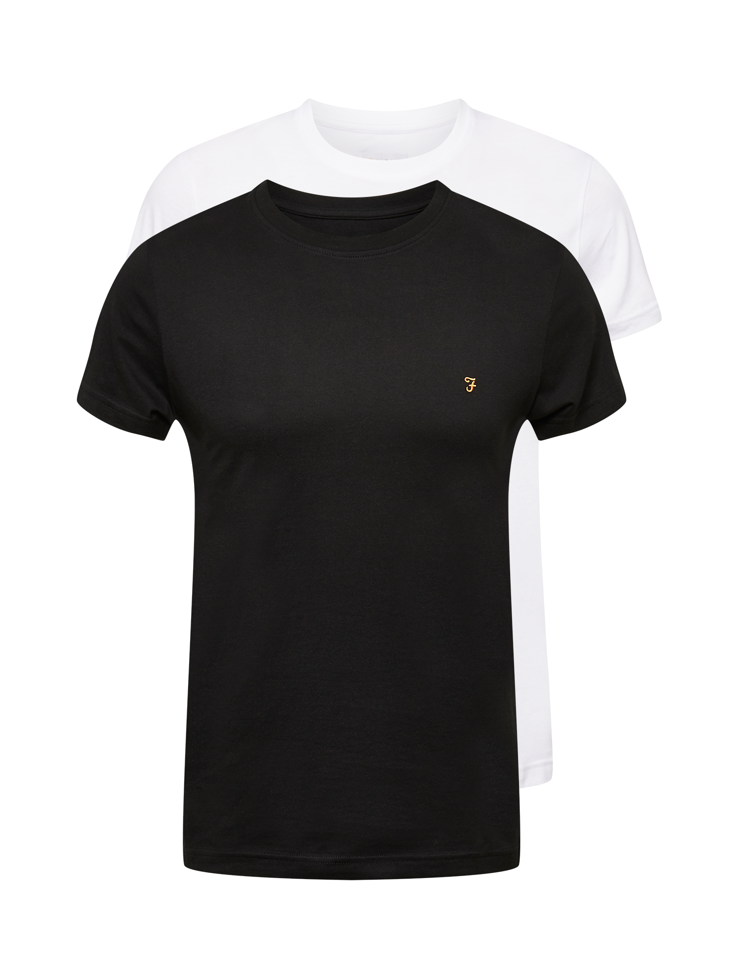Odzież Mężczyźni FARAH Koszulka w kolorze Biały, Czarnym 