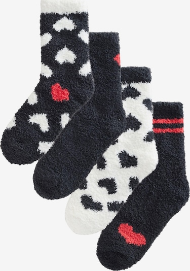 Next Ponožky, veľkosť 36-41 - červená / čierna / biela, Produkt