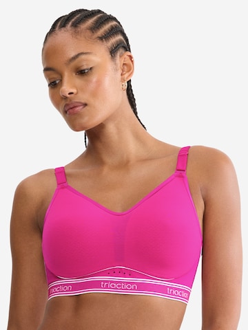 Triumph Triaction Bralette Bra 'Cardio Breeze' in Pink
