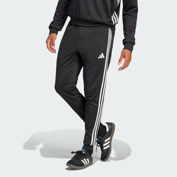 ADIDAS PERFORMANCE Tapered Παντελόνι φόρμας 'Tiro 25 Essentials' σε μαύρο: μπροστά