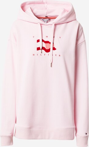 TOMMY HILFIGER Mikina – pink: přední strana