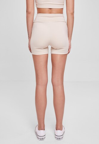 Skinny Pantaloni di Urban Classics in beige