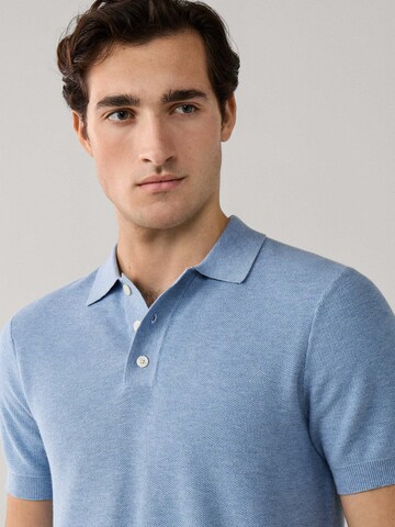 Hackett London Shirt 'HONEYCOMB' in Blue