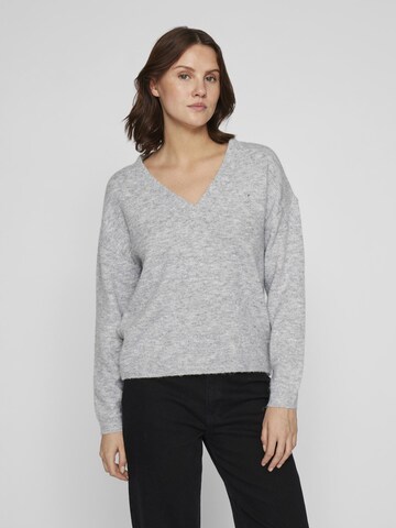 VILA - Jersey en gris: frente