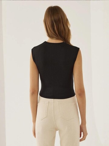 Hiccup Top in Black