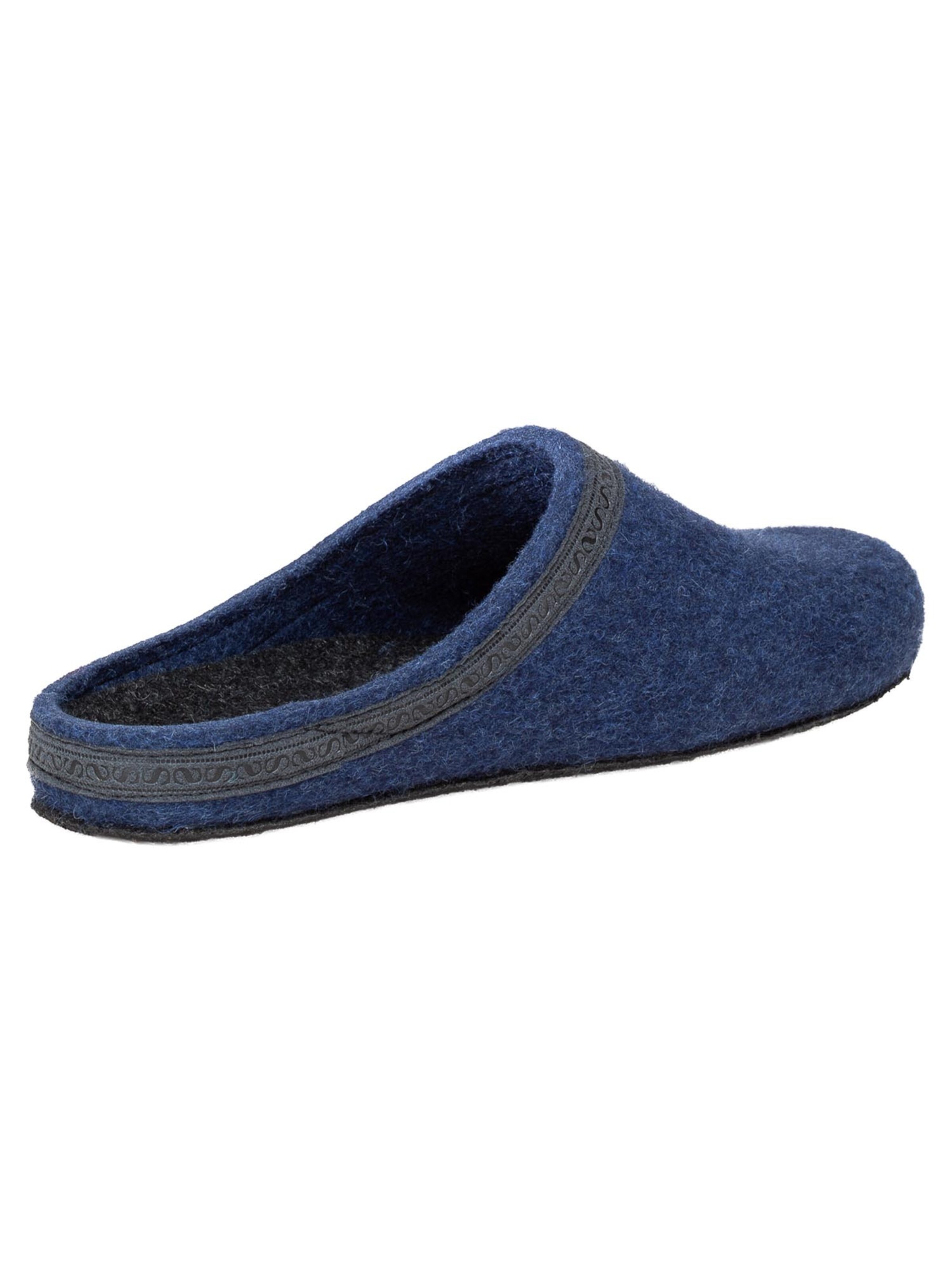 Stegmann Slippers 'Filz' in Blue
