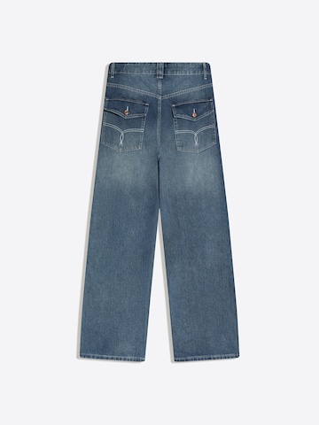 Bershka Baggy Farkut värissä sininen