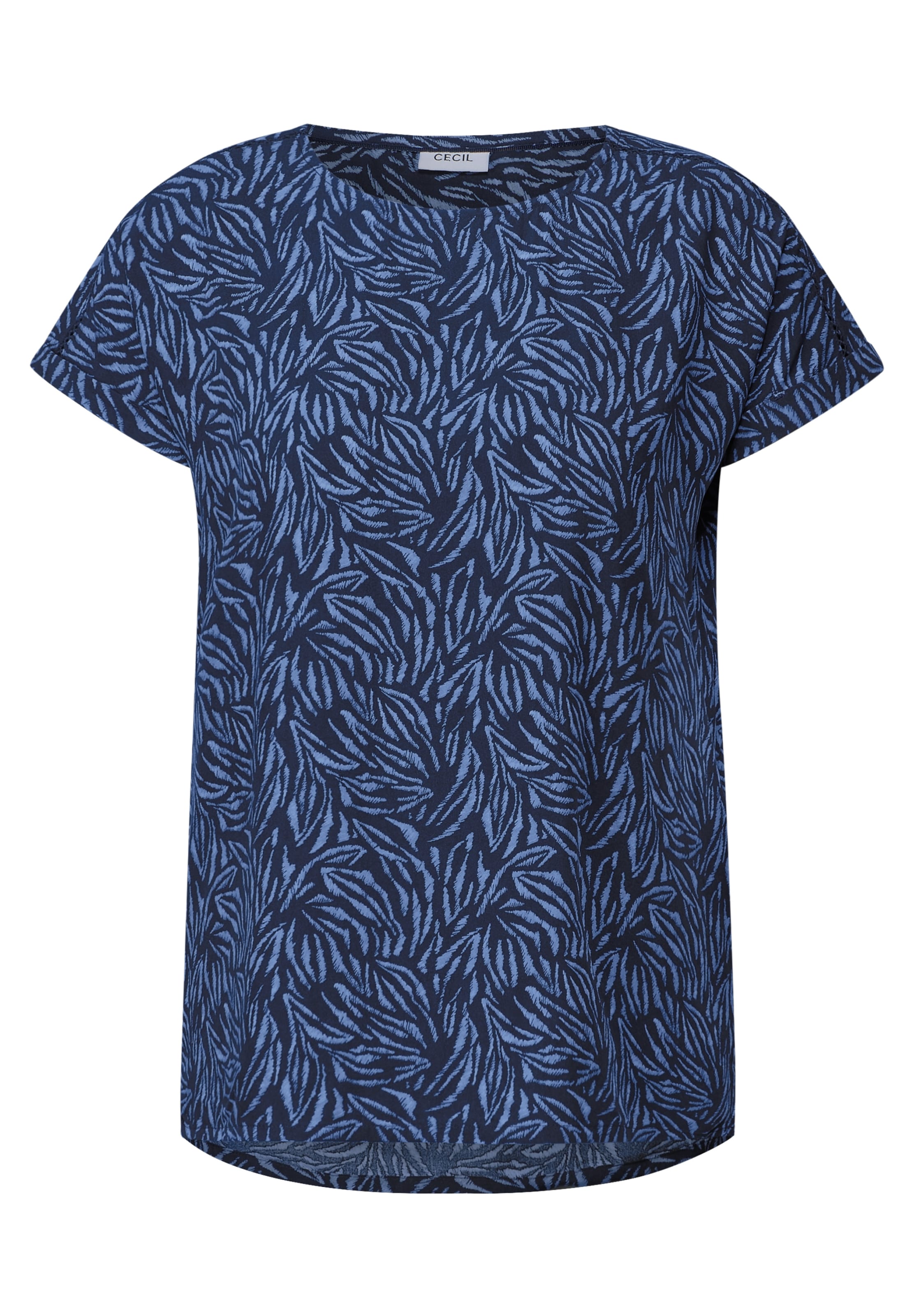 CECIL Блуза в синьо: отпред