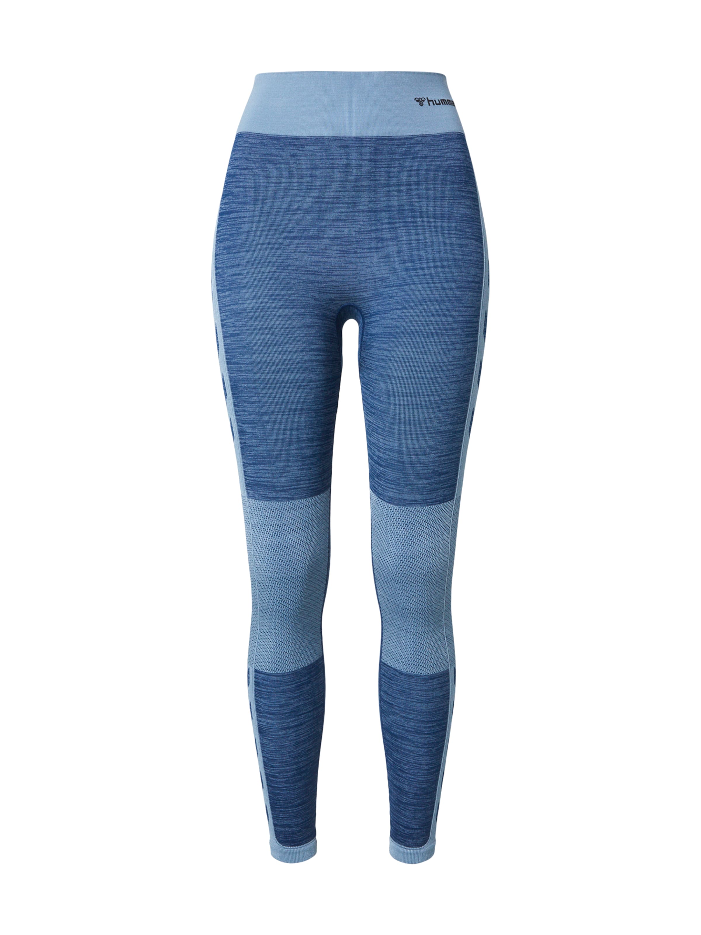 Skinny Pantalon de sport Hummel en bleu : devant