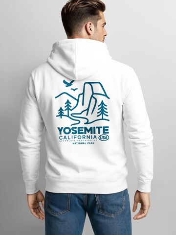 Neverless Sweatshirt 'Yosemite Park' in Weiß