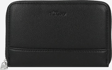 Porte-monnaies s.Oliver en noir : devant