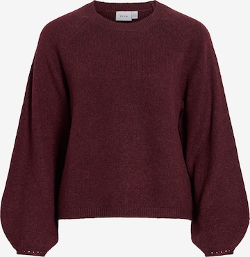VILA Sweater 'VISapna' in Red: front