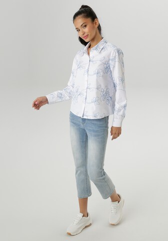 Aniston SELECTED Bluse in Weiß