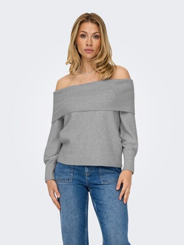 ONLY - Jersey 'ONLJEANETT' en gris: frente