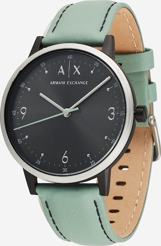 ARMANI EXCHANGE Uhr in Grün: predná strana