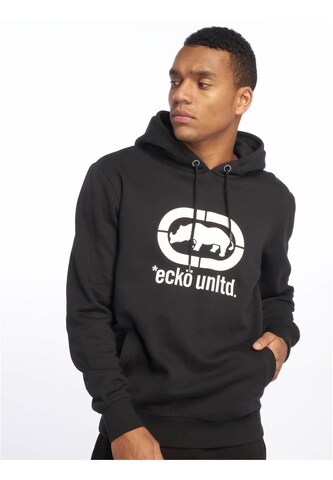 Ecko Unlimited Sweatshirt in Zwart: voorkant