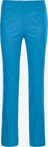 Goldner Regular Broek 'Louisa' in Blauw: voorkant