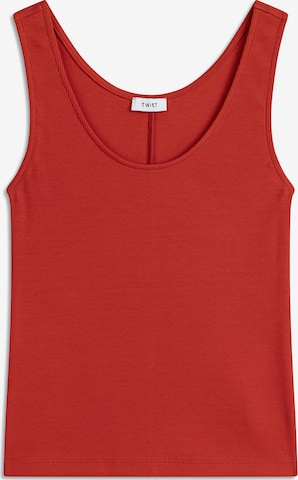 Haut Twist en rouge : devant