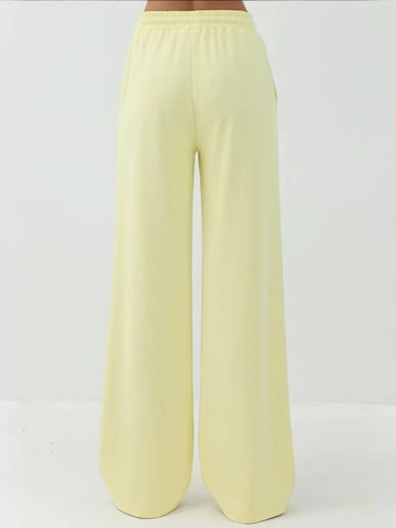 Hiccup Wide leg Broek in Geel