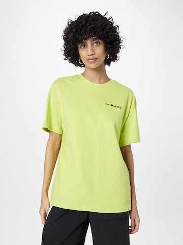 T-shirt 9N1M SENSE en vert : devant