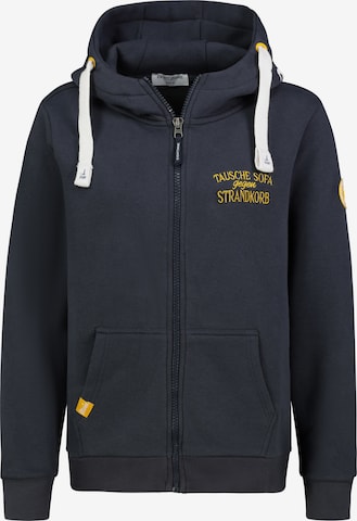 Eight2Nine Sweatjacke in Blau: Vorderseite