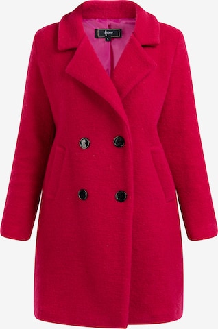 Manteau mi-saison faina en rose : devant