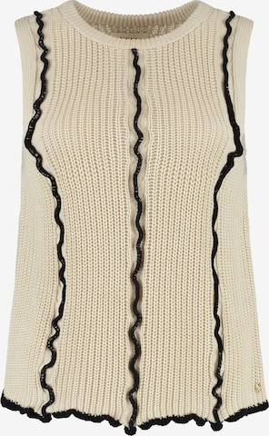 smėlio Shiwi Megzta palaidinė be rankovių 'Harley': priekis