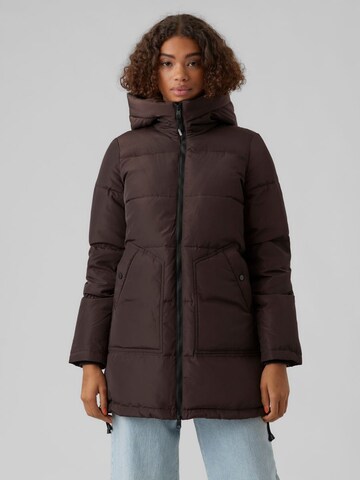 VERO MODA Winterjas in Bruin: voorkant